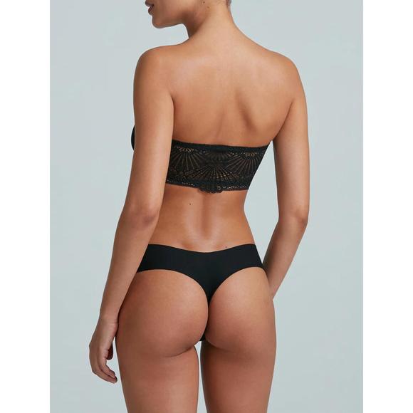 NEW COMMANDO butter + lace bandeau in black - Picture 2 of 2